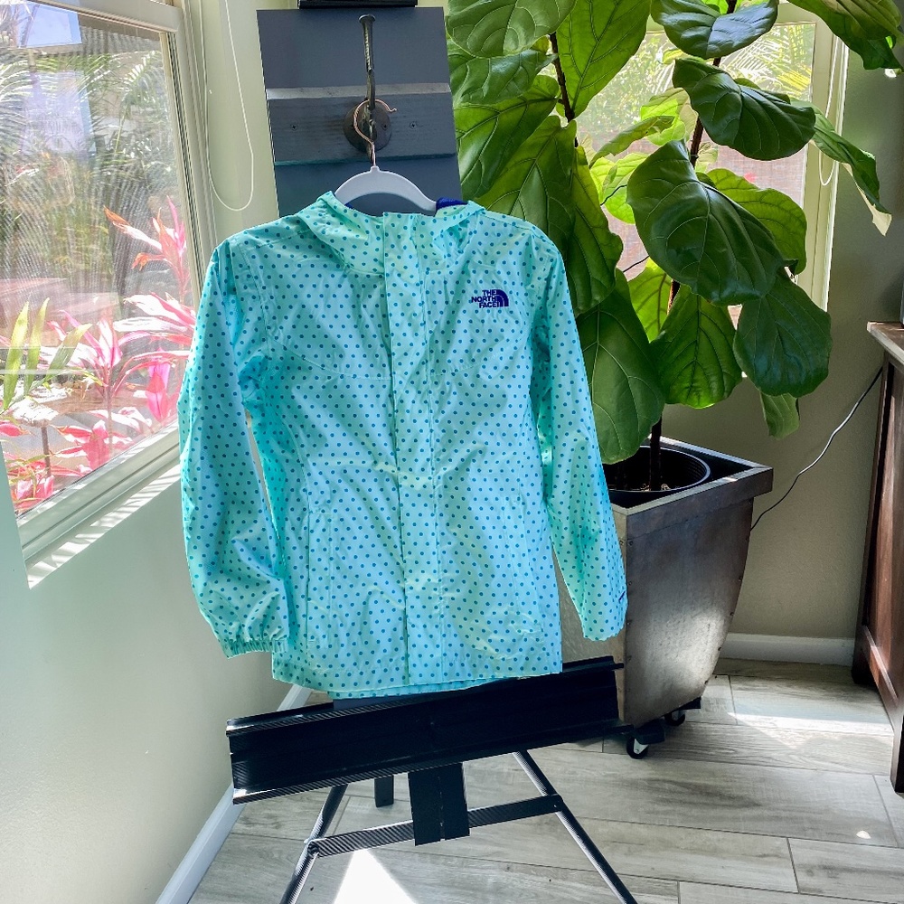 Polka Dot Girls’ North Face WIndbreaker